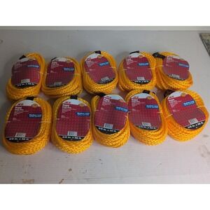 ACE Braided Poly-Pro Rope Spliceable Floats 135 Load 3/8" 50 ft 10 PK #72367 NEW